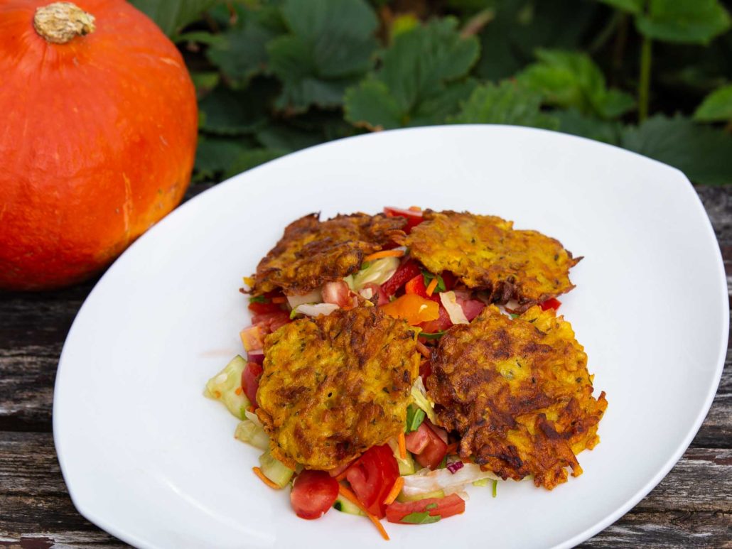 Kürbis Kartoffel Puffer